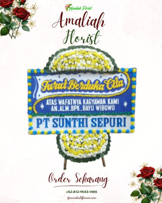 Papan Bunga Duka di Bangkirayen