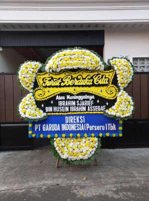 Papan Bunga Duka di Bangkirayen