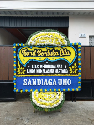 Papan Bunga Duka di Bangkirayen